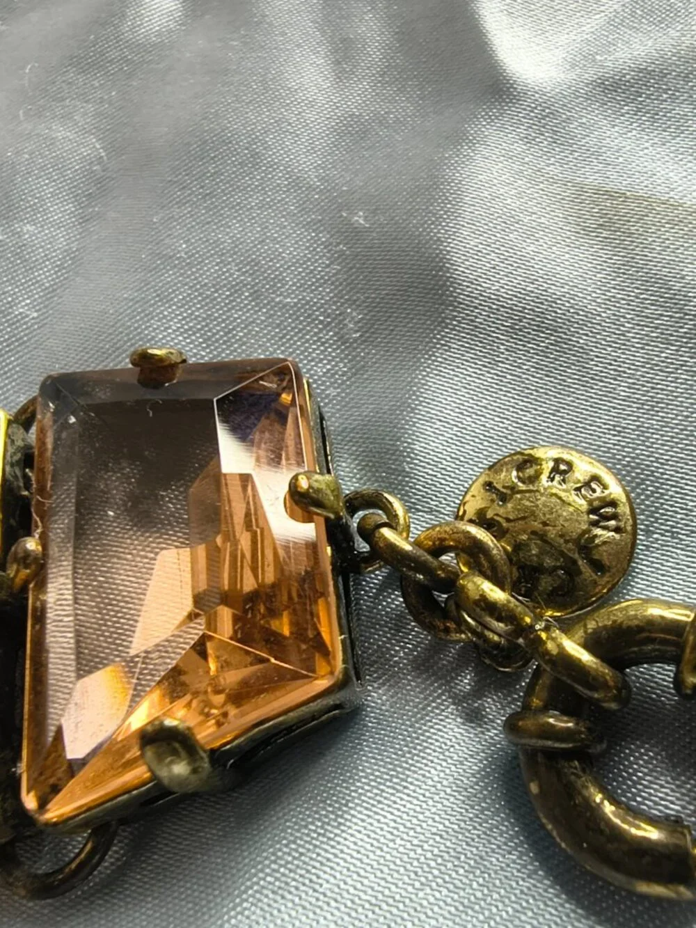Antiqued Brass Tone J. Crew Bracelet